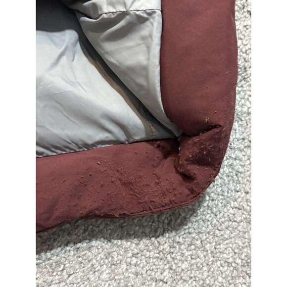 Brunello Cucinelli Wool Silk Cashmere Down Hooded Vest Size XL Maroon *READ* - Picture 16 of 16